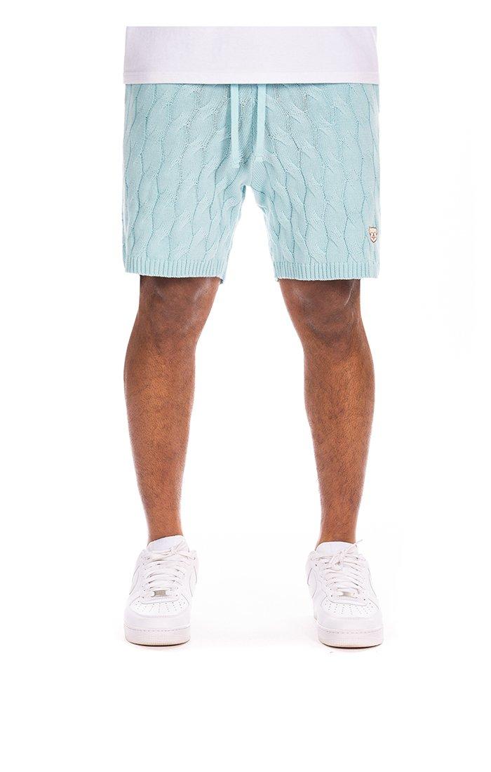 Hustle Gang Men's Bask Shorts - Light Blue - LIGHT BLUE